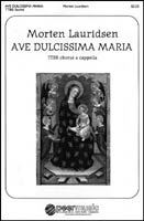 Ave Dulcissima Maria TTBB choral sheet music cover Thumbnail